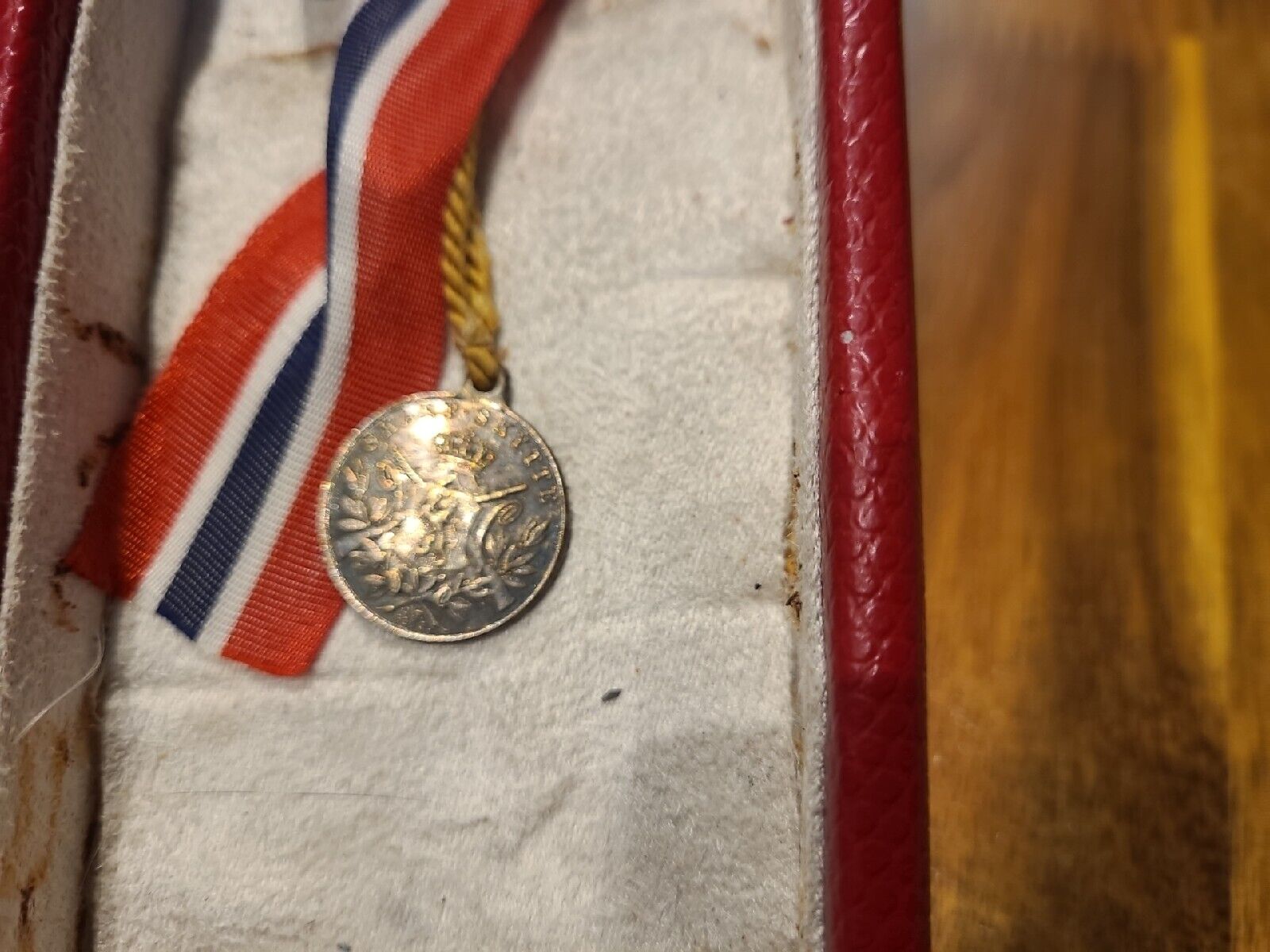 Antique 830S Silver Norwegian Sharpshooter Military Medal Throndson