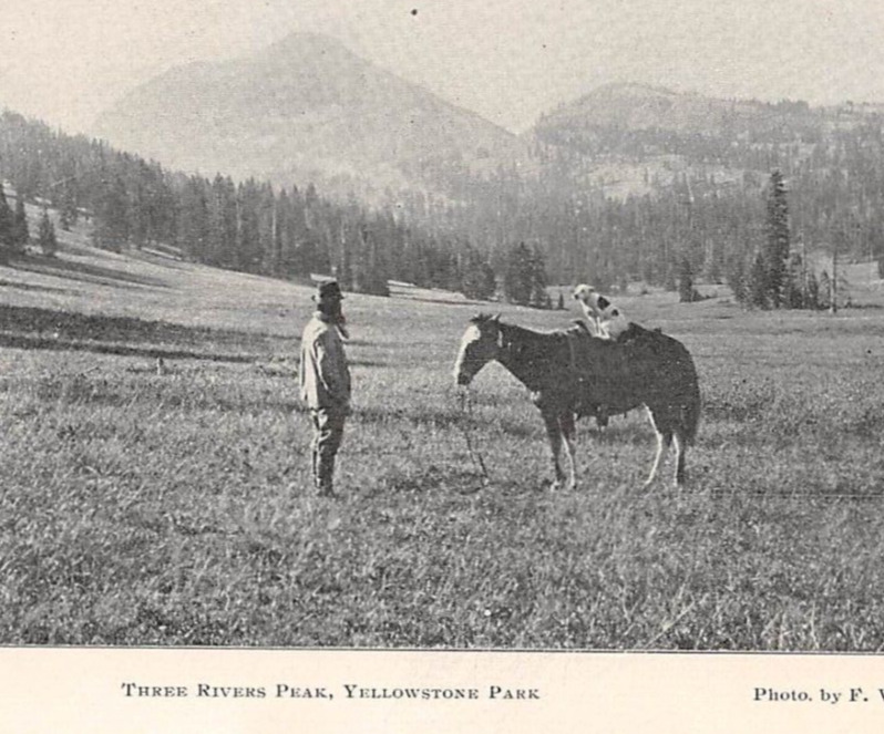 antique 1901 account Hoodoos Wyoming Yellowstone Park Lake Abundance ILLUSTRATED