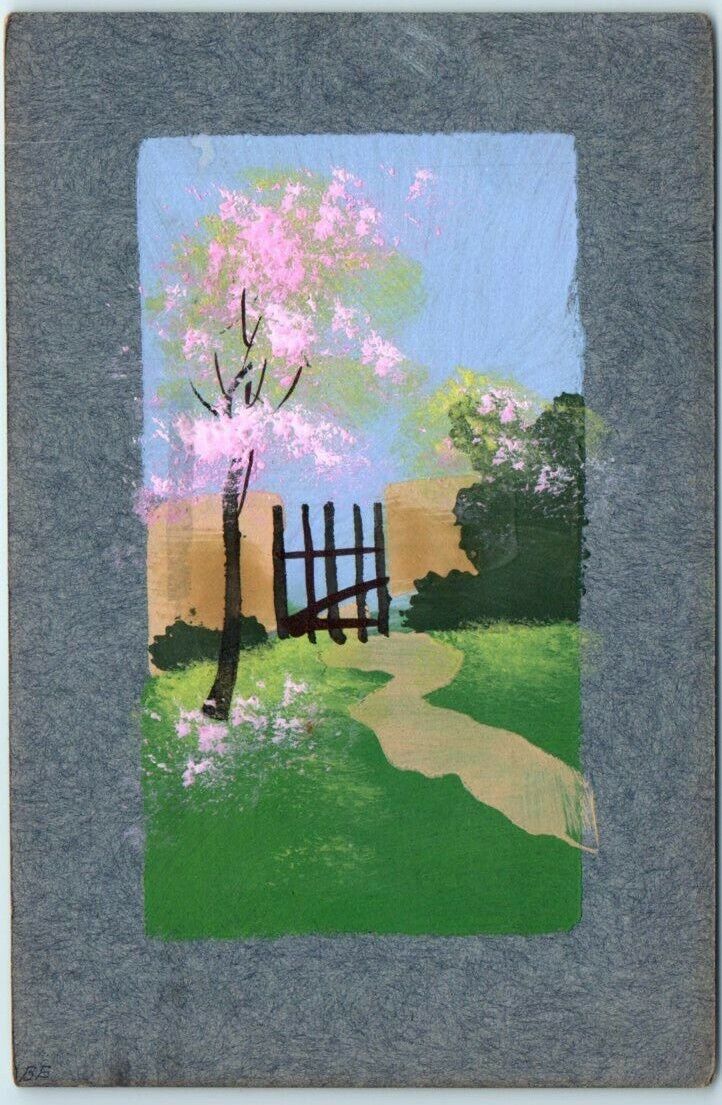 Postcard - Cherry Blossom Painting/Art Print