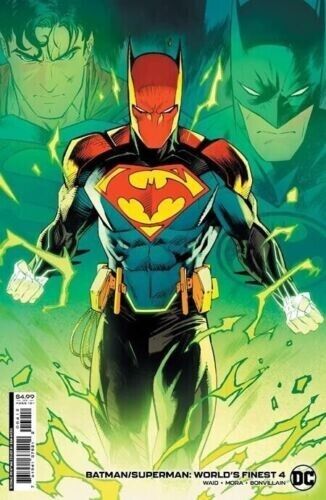 BATMAN SUPERMAN WORLD’s FINEST #4 Second Printing Mora Cover