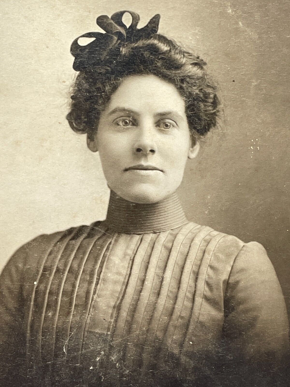 CC8 Cabinet Card Photograph Pretty Woman Marshall Missouri 1890-1900\'s