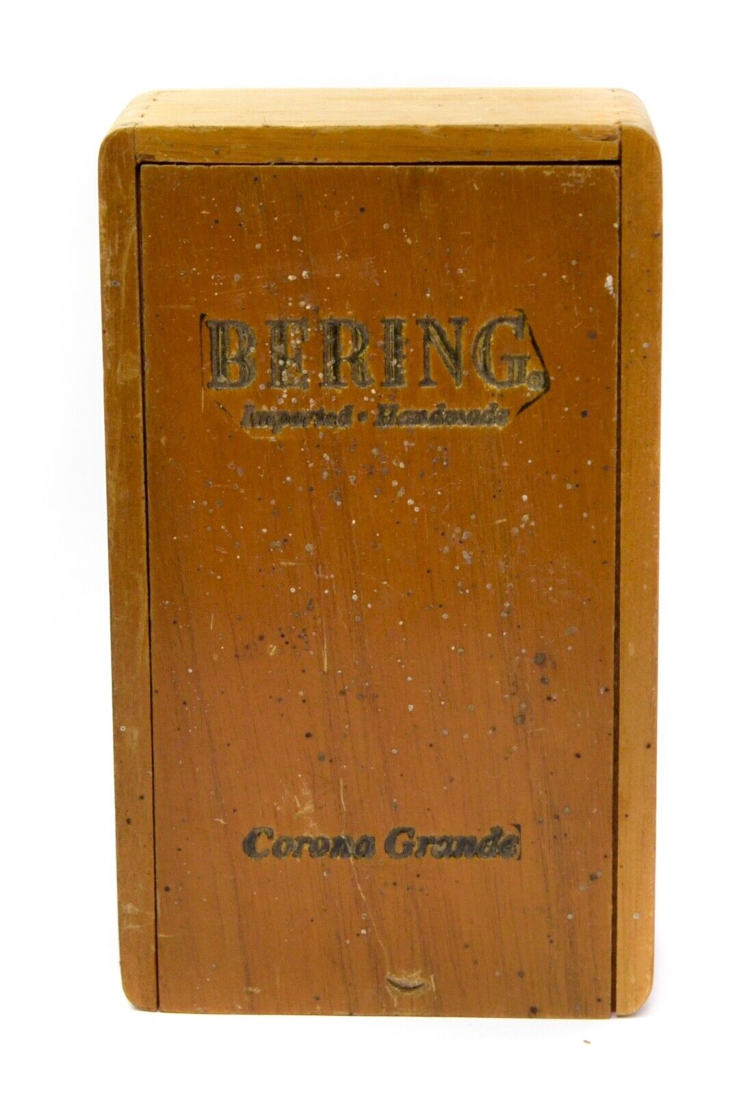 Vintage Wood Cigar Box Bering Corona Grande Slides Open Martin Brothers Florida