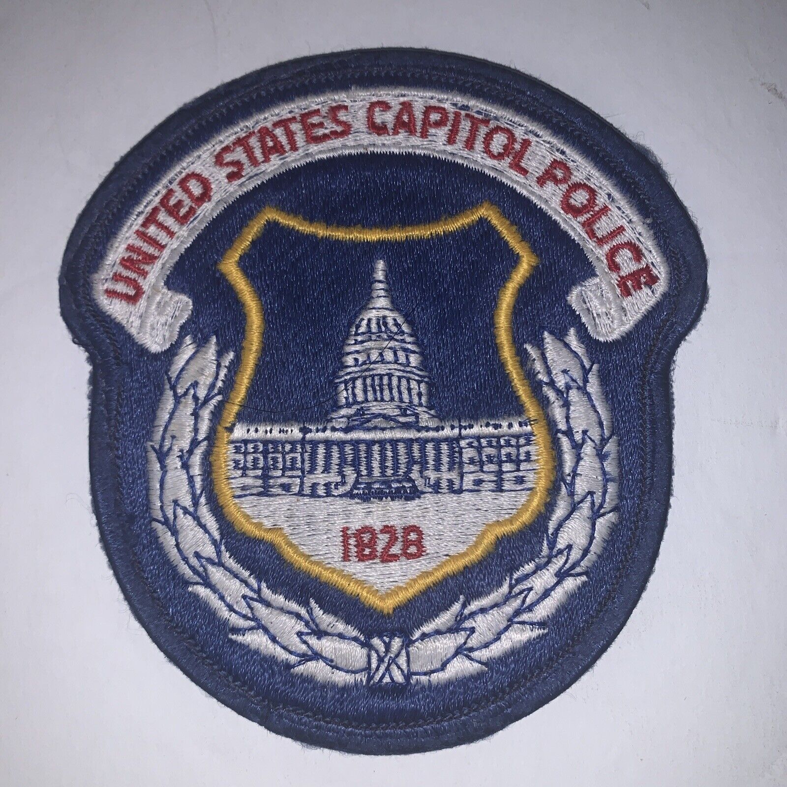 U.S. UNITED STATES CAPITOL POLICE  WASHINGTON DC PATCH 1828