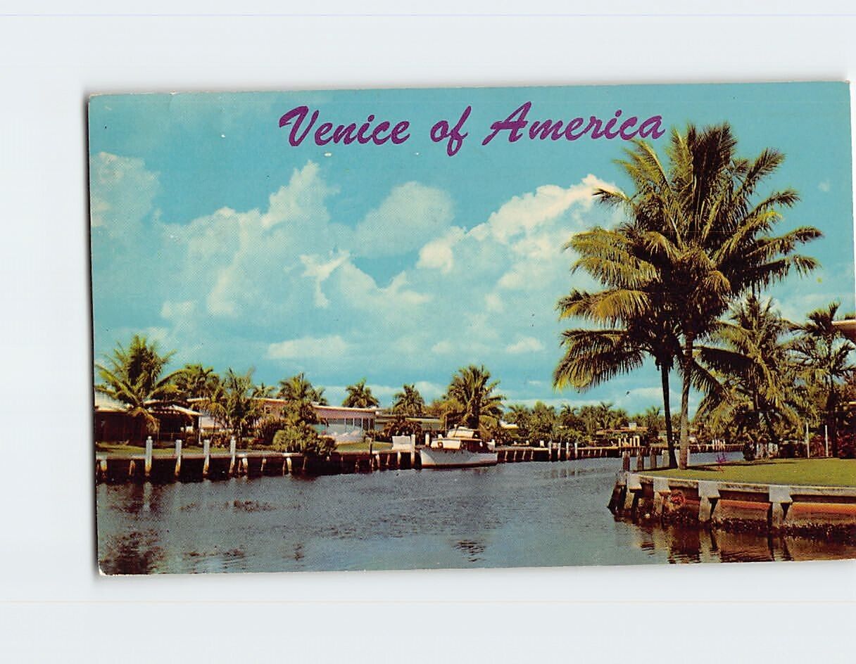 Postcard Homes on the Waterways of Fort Lauderdale Florida USA