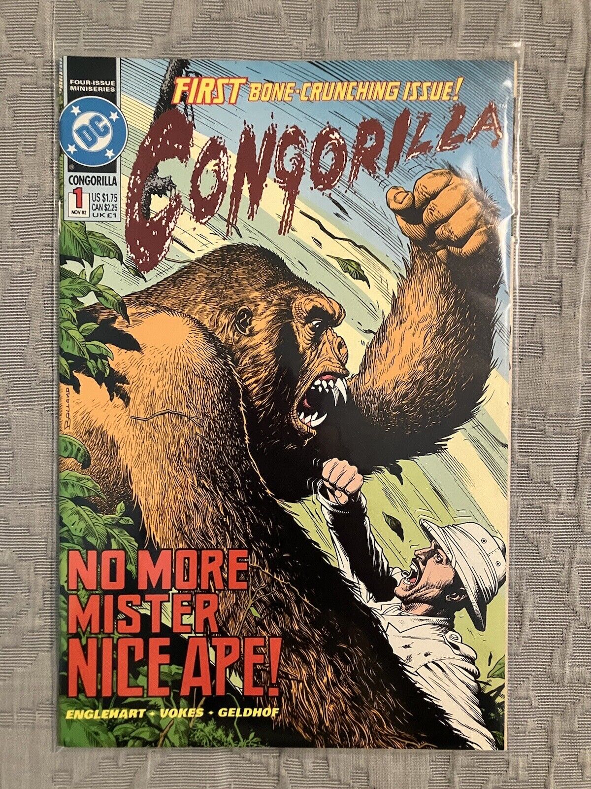 CONGORILLA #1 (DC 1992) CONGO BILL / GOLDEN GORILLA / SWAMP THING TIE IN 🔥