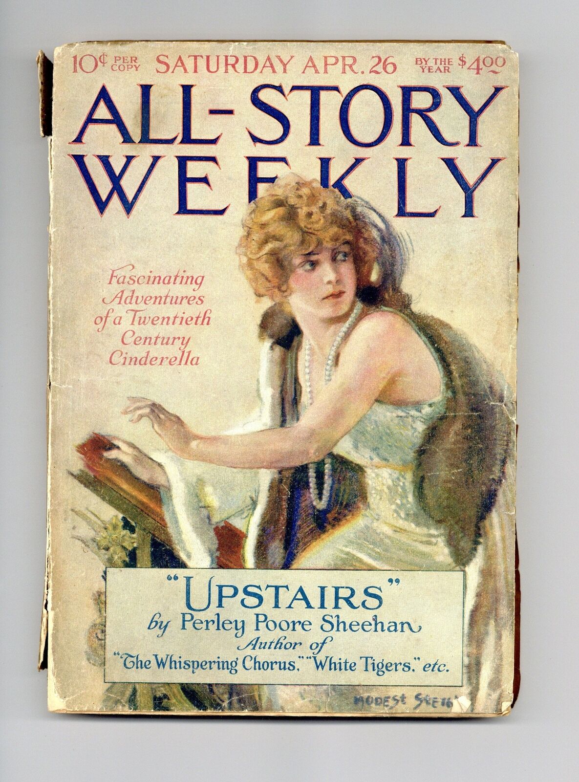 All-Story Weekly Pulp Apr 1919 Vol. 96 #3 FR/GD 1.5