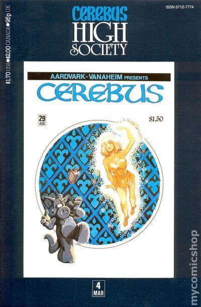 Cerebus High Society #4 FN 1990 Stock Image