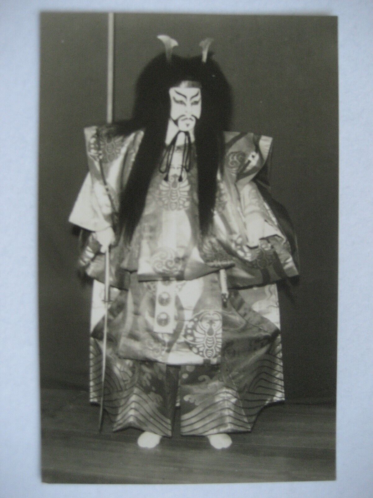 Vintage Japanese Postcard - Actor in Traditional Costume - Lot# 2