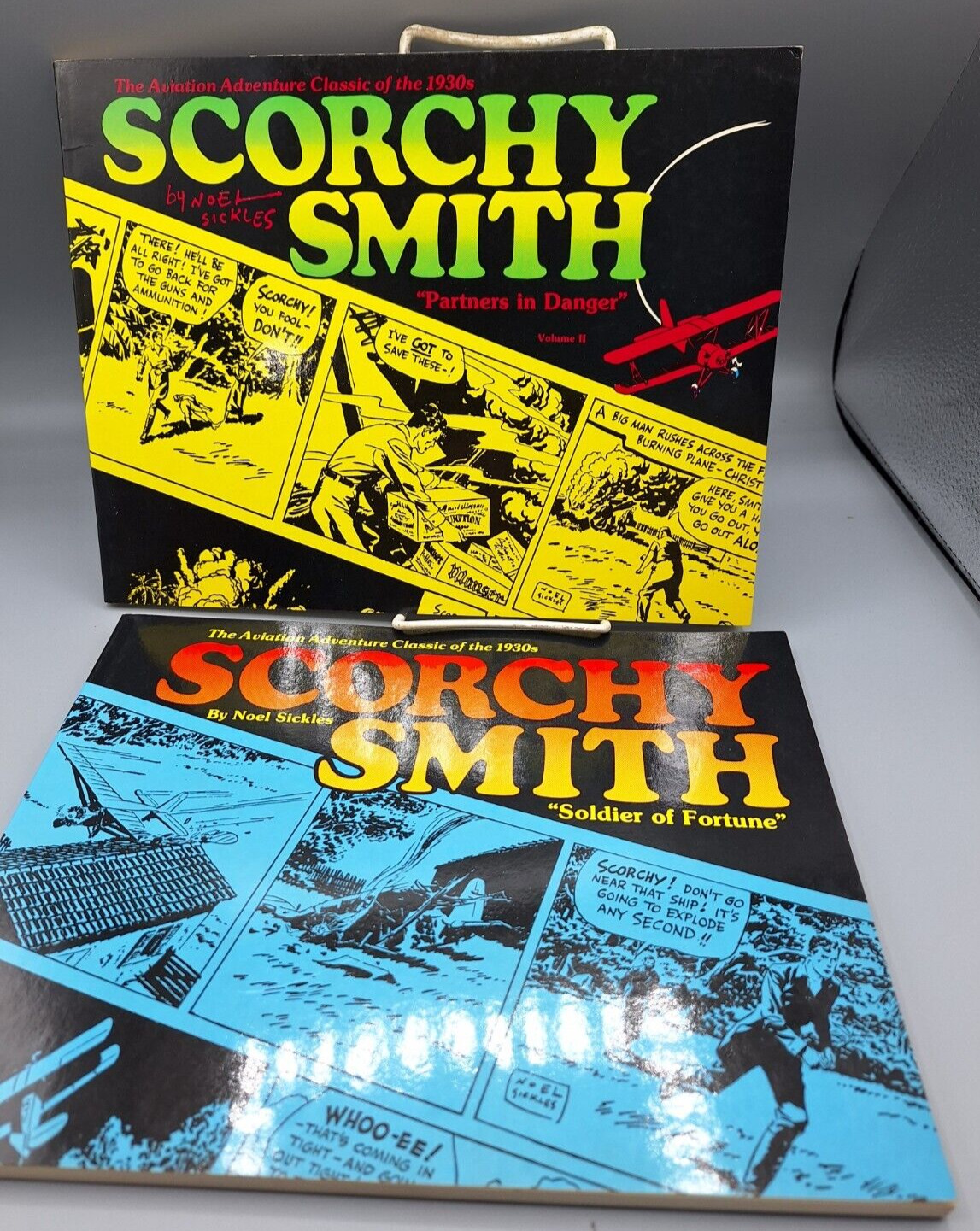 2 Scorchy Smith The Aviation Adventure Classic 1930s Pb 1977 Soldier of Fortune