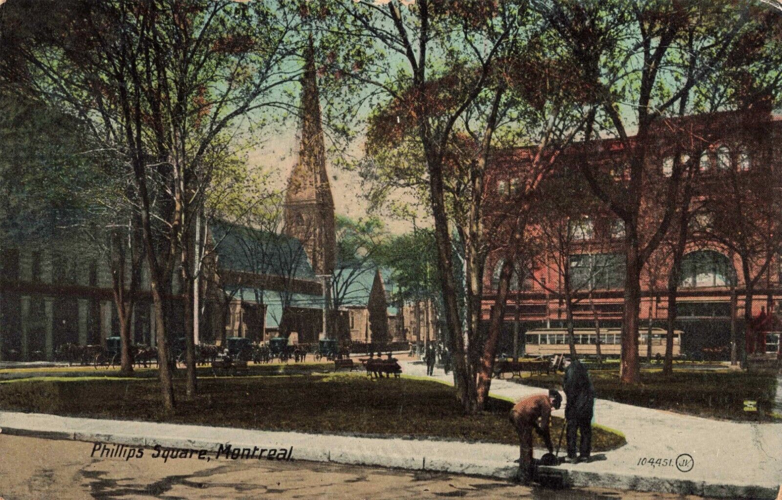 Phillips Square Montreal Quebec QC Canada 1913 Postcard