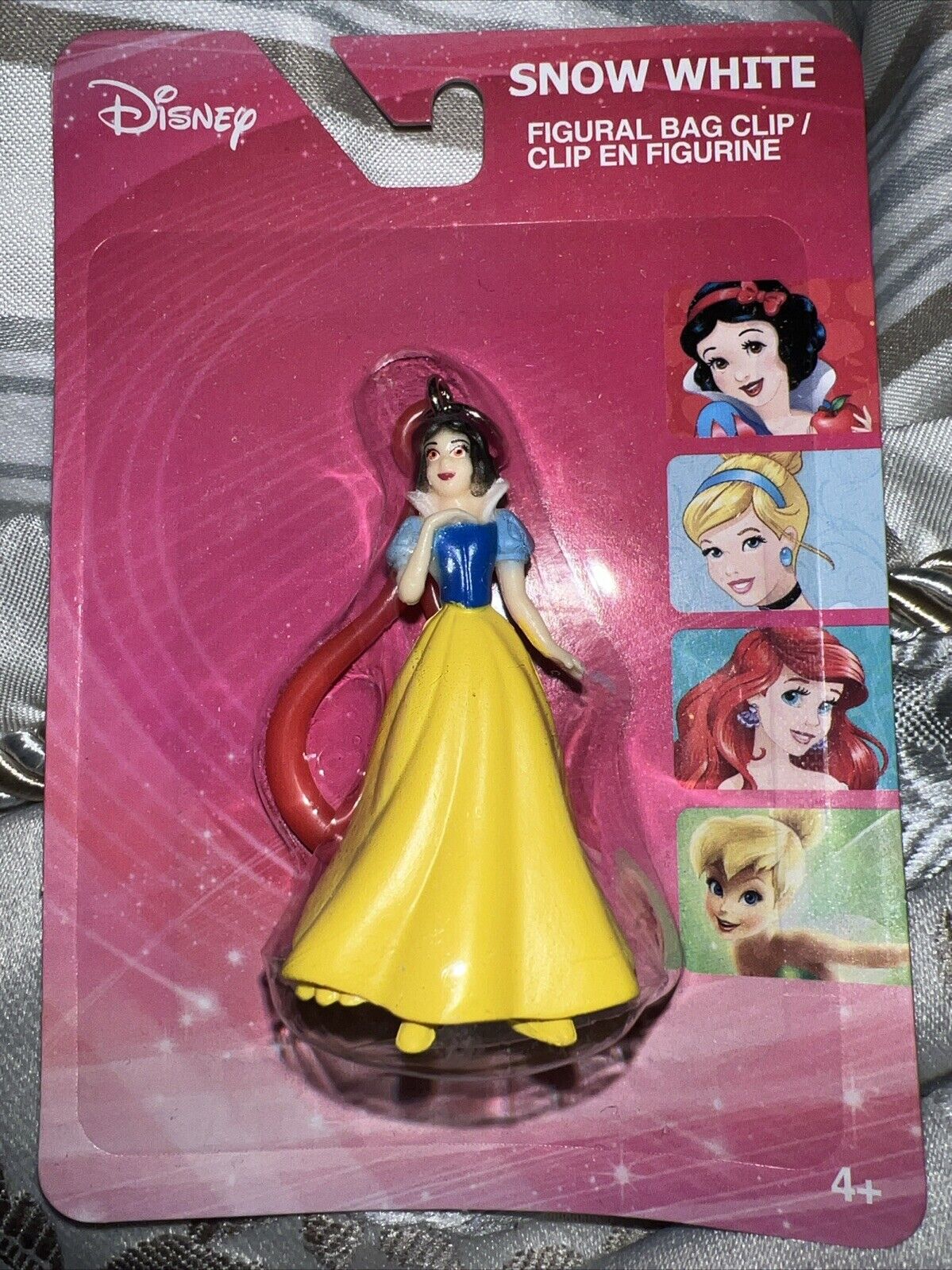 Disney Princess Snow White Figural Bag Clip Keychain PVC Figure New