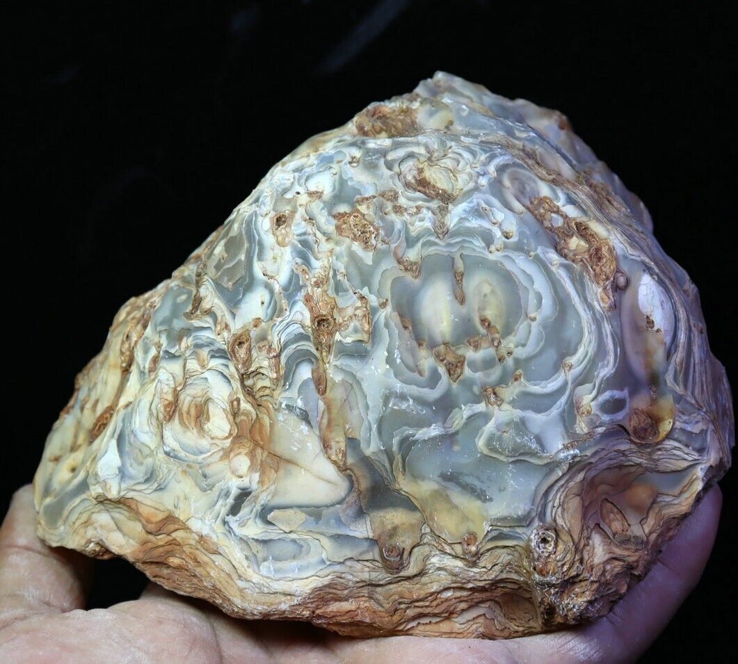 2.83lb Natural Original Agate Quartz Crystal Stone Mineral Specimen Madagascar