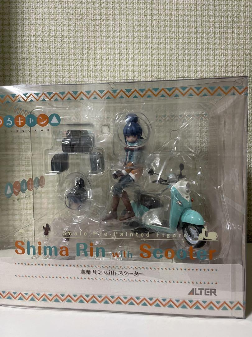 Alter Yuru Camp Rin Shima with Scooter 1/10 Complete Figure From Japan