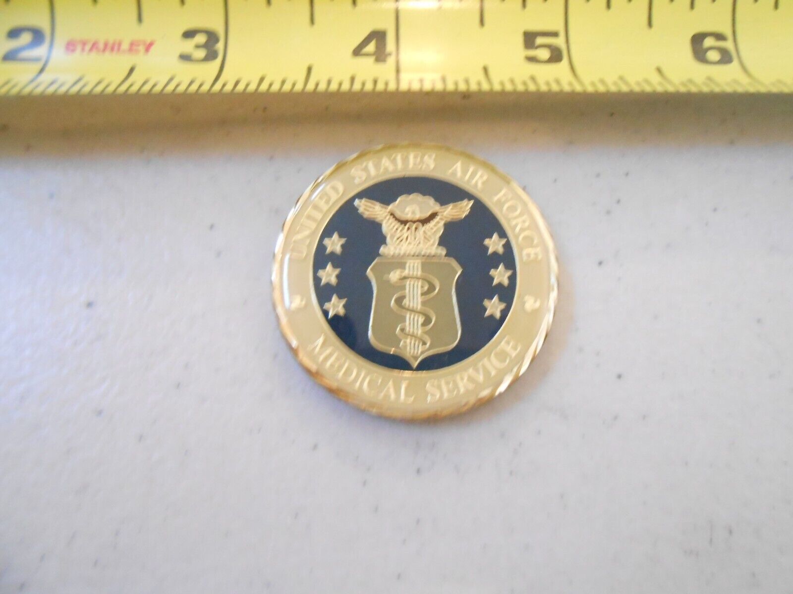 RARE SURGEON GENERAL USAF AIR FORCE MEDICAL SERVICE  MILITARY CHALLENGE COIN