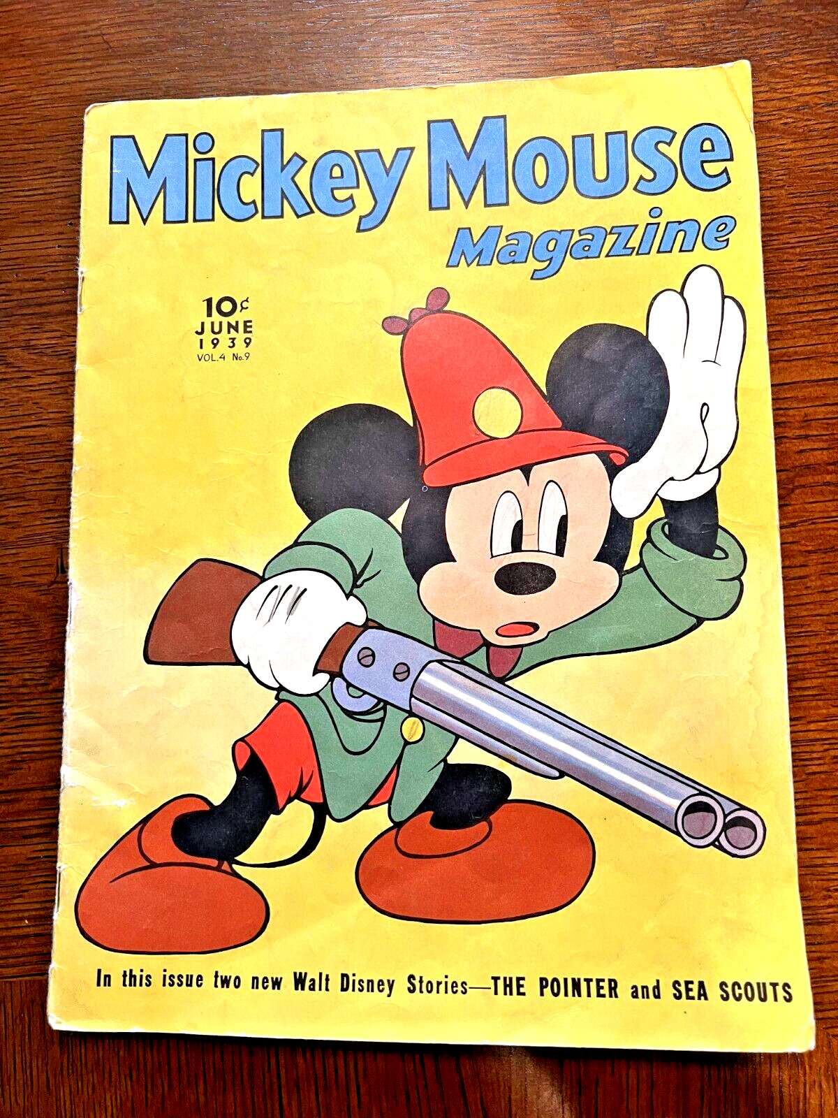 Mickey Mouse Magazine 1939 Vol. 4 #9 Very Good Condition