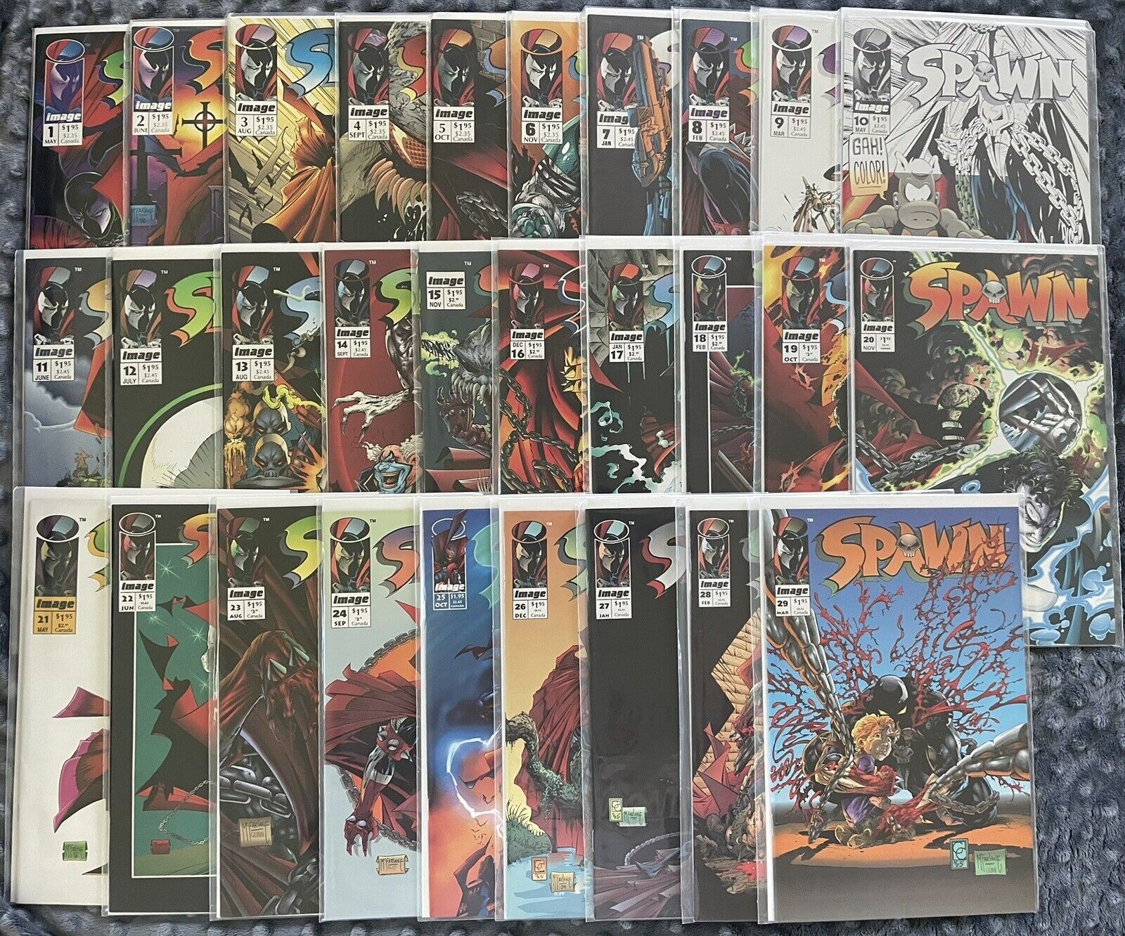 Spawn 1-29 Complete Set (1992, Image Comics) 
