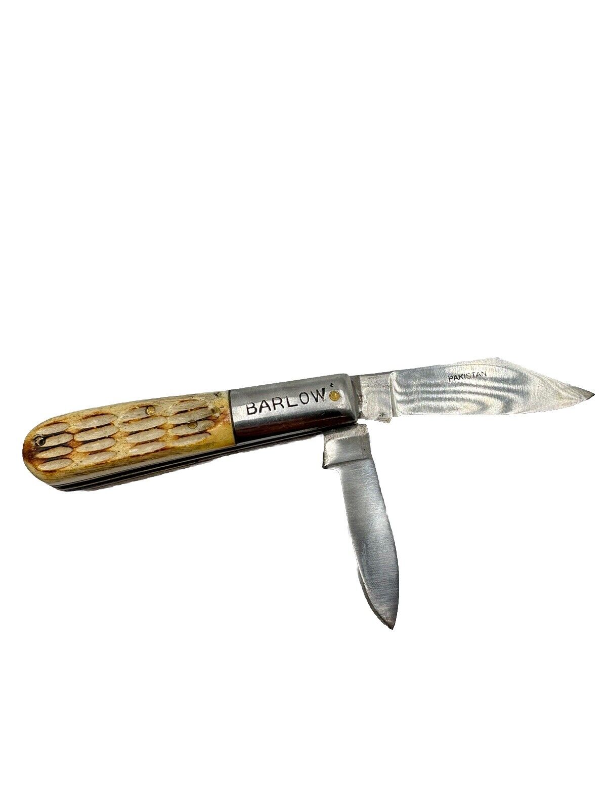 Vintage Barlow 2 Blade Pocket Knife Good Condition B57