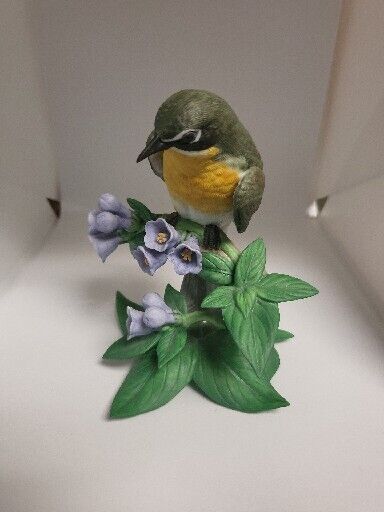 Lenox 1996 Porcelain Yellow-breasted Chat Figurine, Excellent Condition