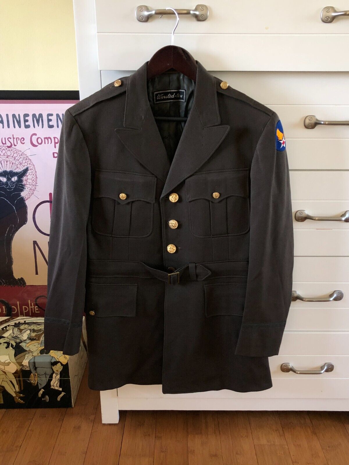 1930s-1940s WWII Custom Tailored US Army Officers Uniform 38 40