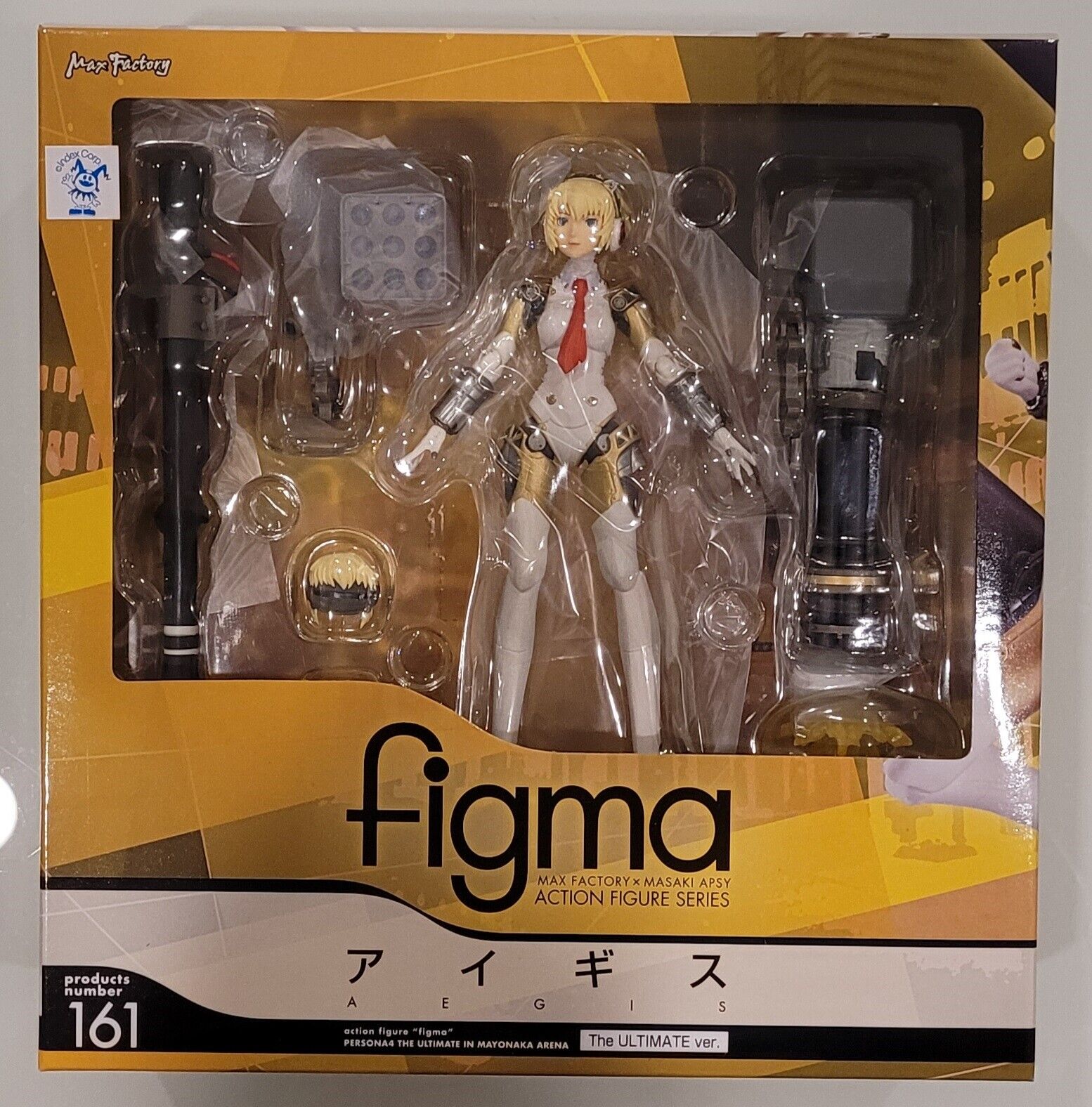 Figma 161 Persona 4 Ultimate Mayonaka Arena Aegis Aigis Max Factory Authentic