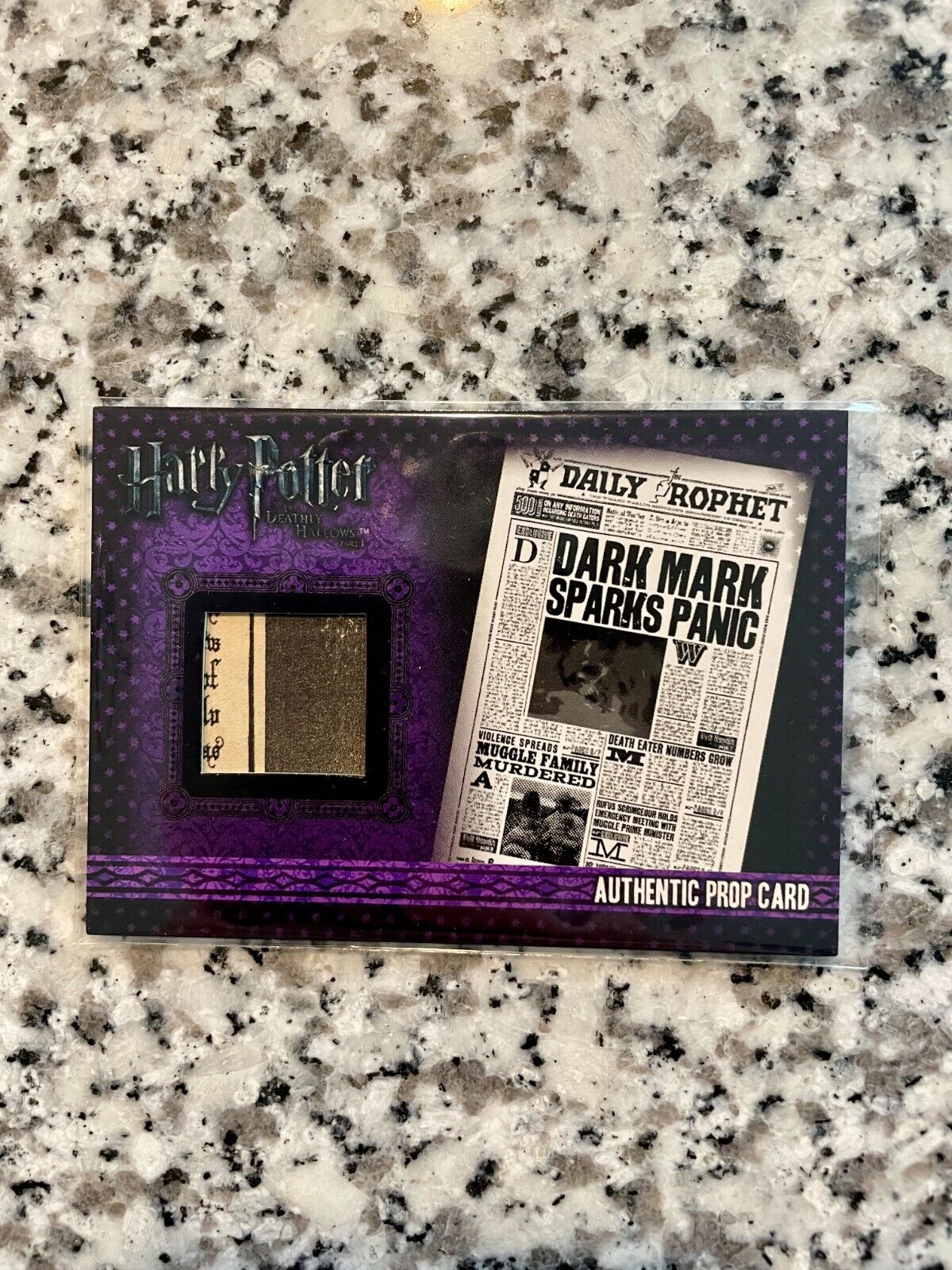 Harry Potter - Deathly Hallows Part 1 - The Daily Prophet Prop Card - P1