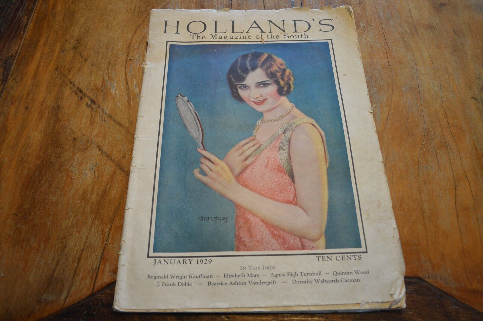 Holland\'s Magazine of the South,January 1929 Magazine,11 x 15\