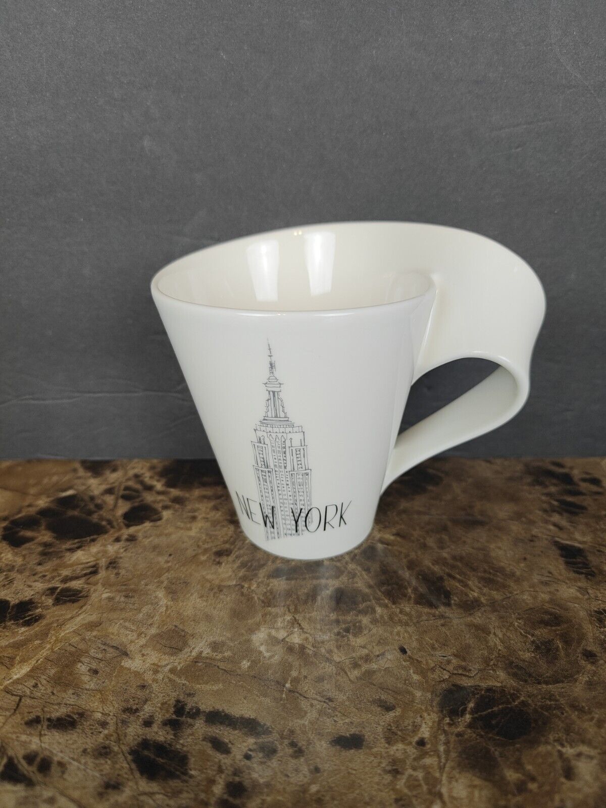 Villeroy & Boch Modern Cities New York Premium Porcelain Coffee Mug Cup Wave