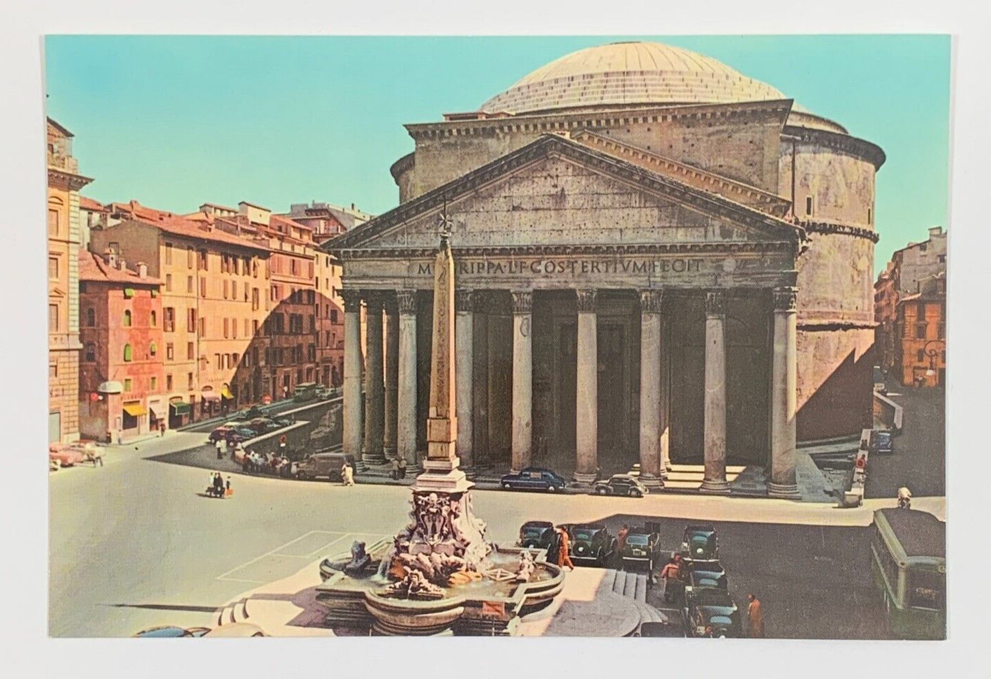The Pantheon Rome Italy Postcard Unposted Roma