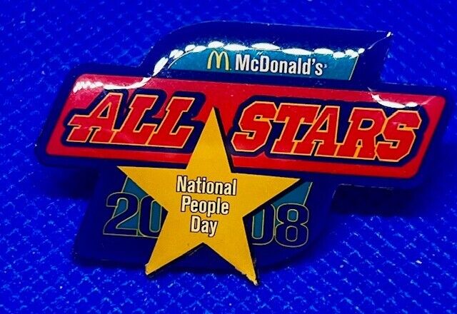 McDonald\'s All Stars National People Day 2008 Collectible Lapel Pin