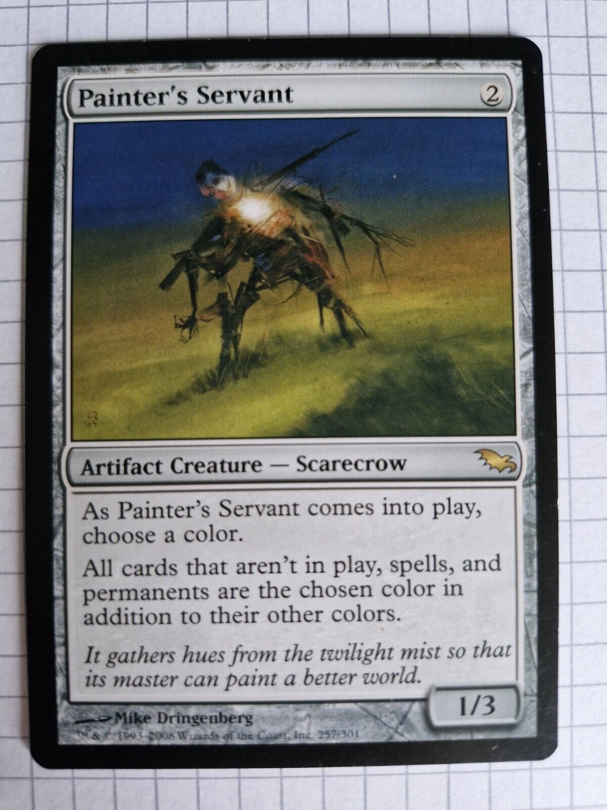 Magic the Gathering Shadowmoor Painter's Servant Excellent / Near Mint condition