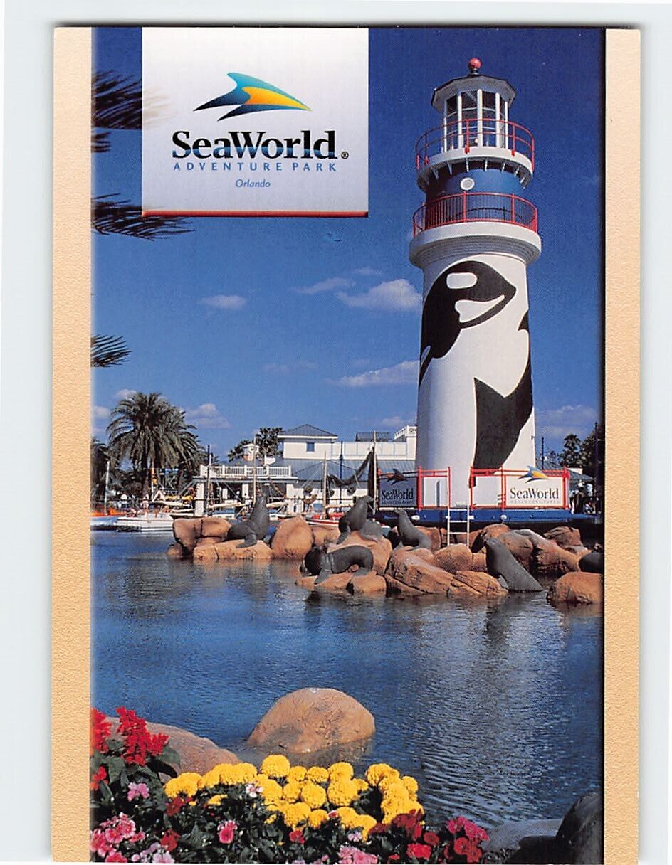 Postcard Sea World Adventure Park Orlando Florida USA