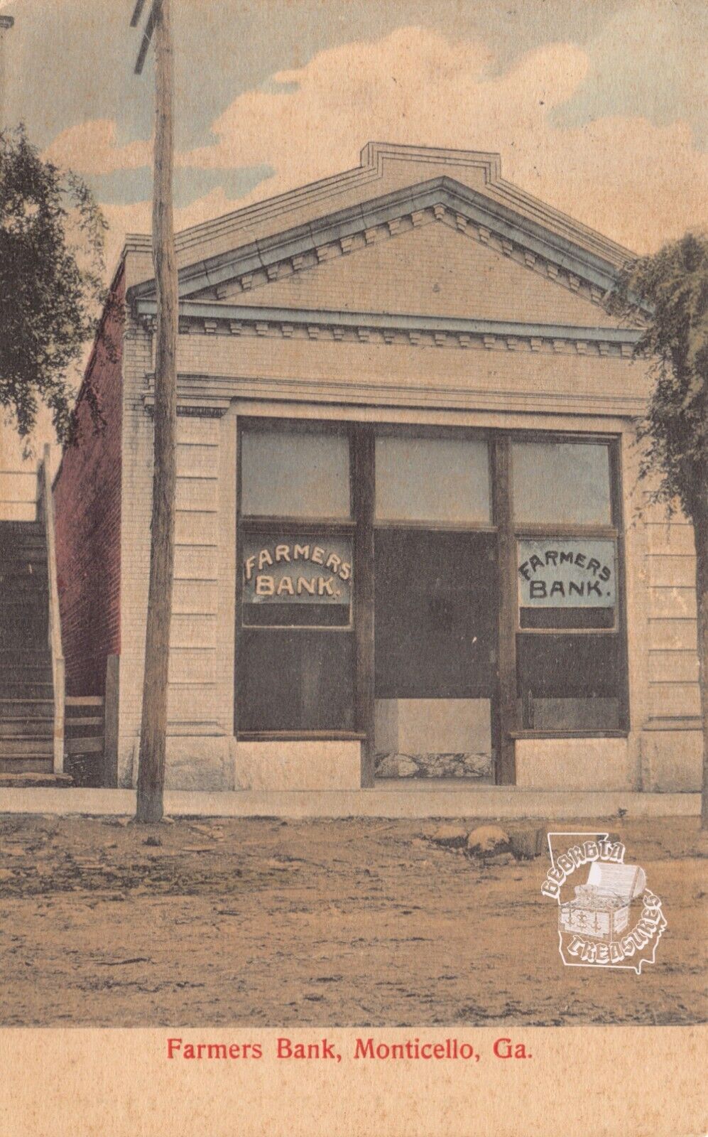 GA~GEORGIA~MONTICELLO~FARMERS BANK~C.1910