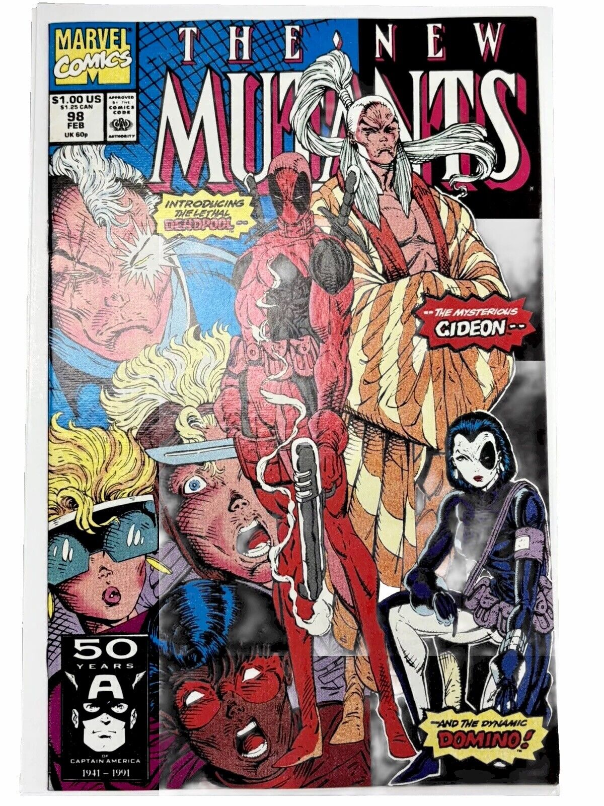 New Mutants #98 1st Appearance of Deadpool High Grade NM New Movie X-Men Movie