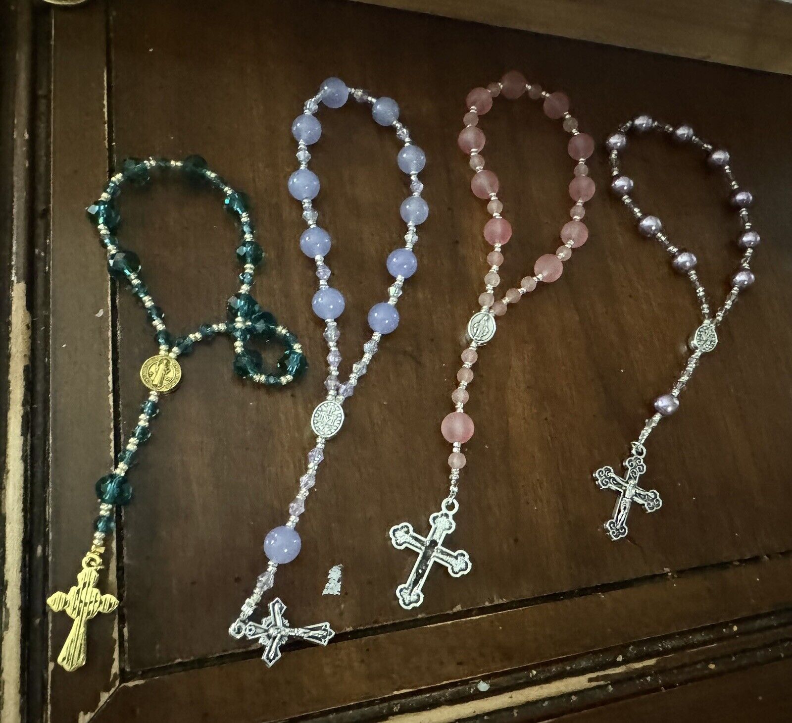 Lot 4 One Decade Rosary Chaplets.   C1