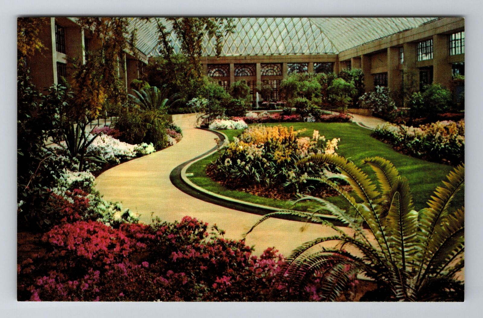 Kennett Square PA-Pennsylvania, Interior Longwood Gardens, Vintage Postcard