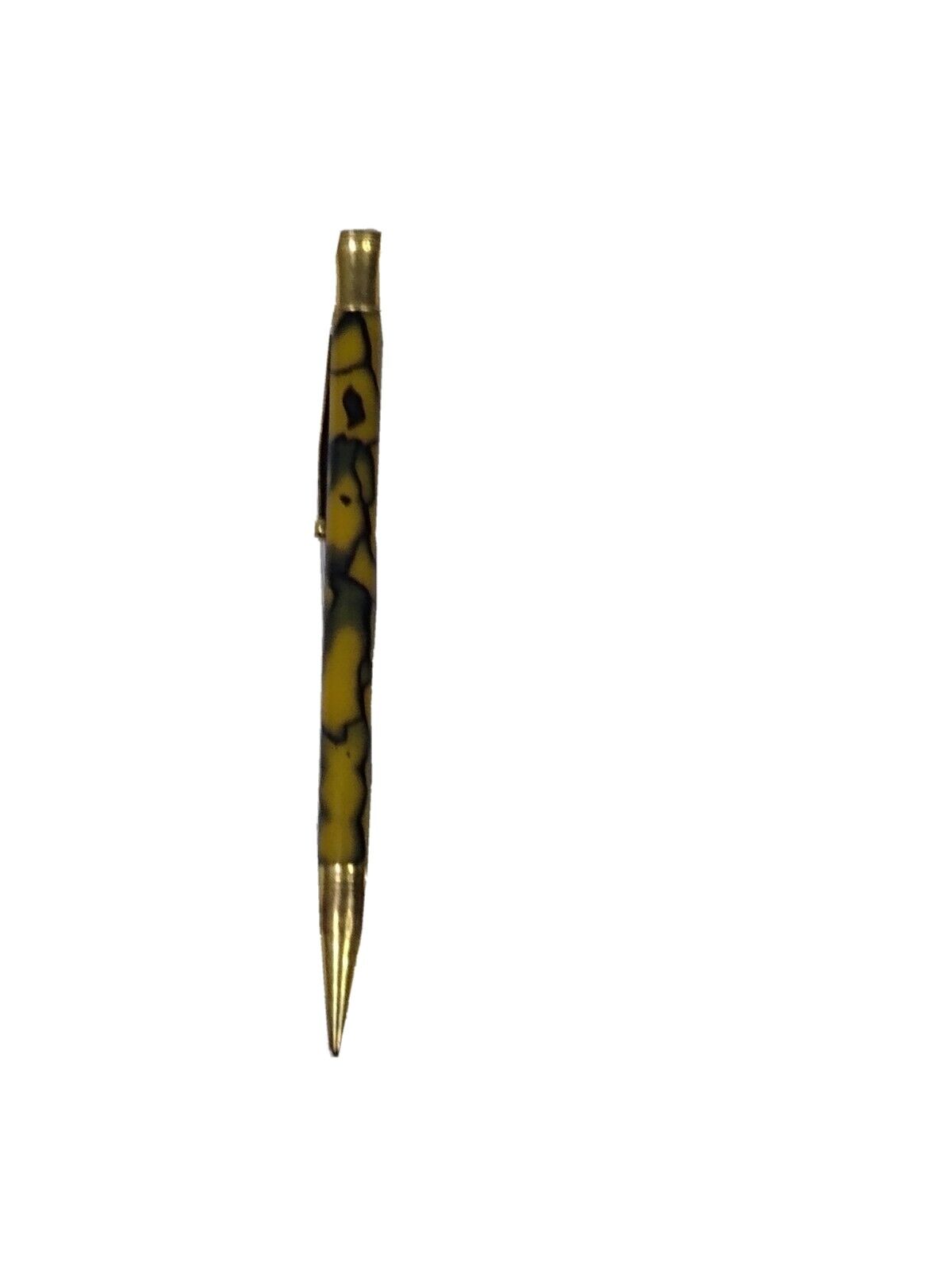 Vintage Morrison\'s Mechanical Pencil 1/40 14k Green/Tan/Black Ebonite