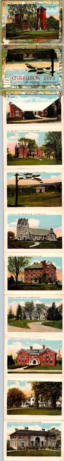 Postcard MA East Northfield Town Views Souvenir Folder c1920s 18 Views AE26