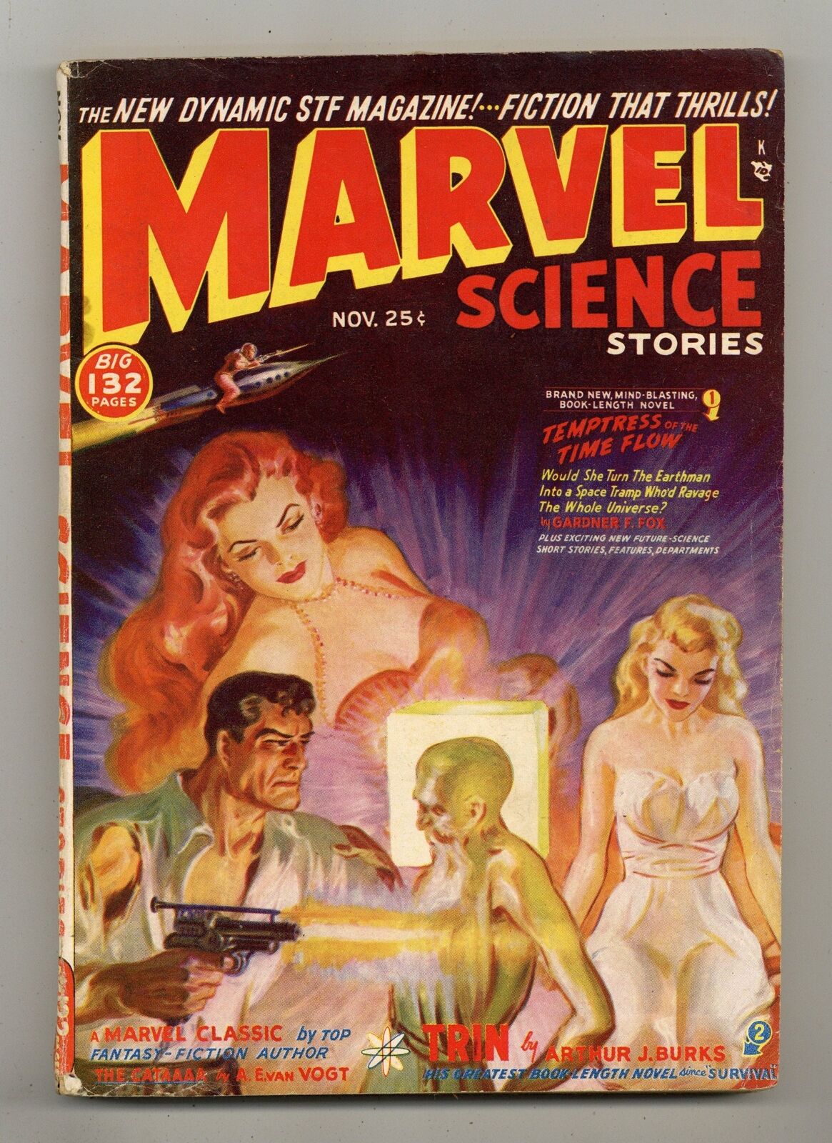 Marvel Science Stories Pulp 2nd Series Nov 1950 Vol. 3 #1 VG 4.0