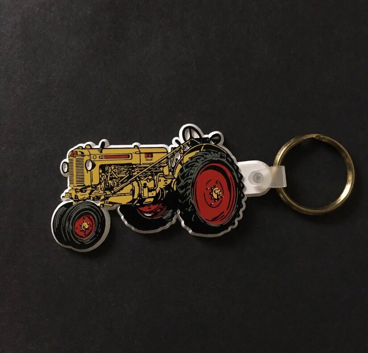 Vintage Keychain MINNEAPOLIS MOLINE Rubber Tractor Fob Key Ring MADE IN USA