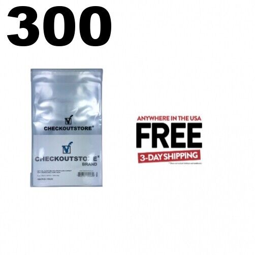 300 COS Crystal Clear Current Age Thick Comic Book Bags Sealable Flap **1-3 DAY