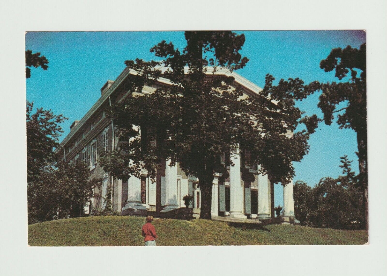Vintage Unposted Postcard Chrome Baker Mansion Museum Pennsylvania