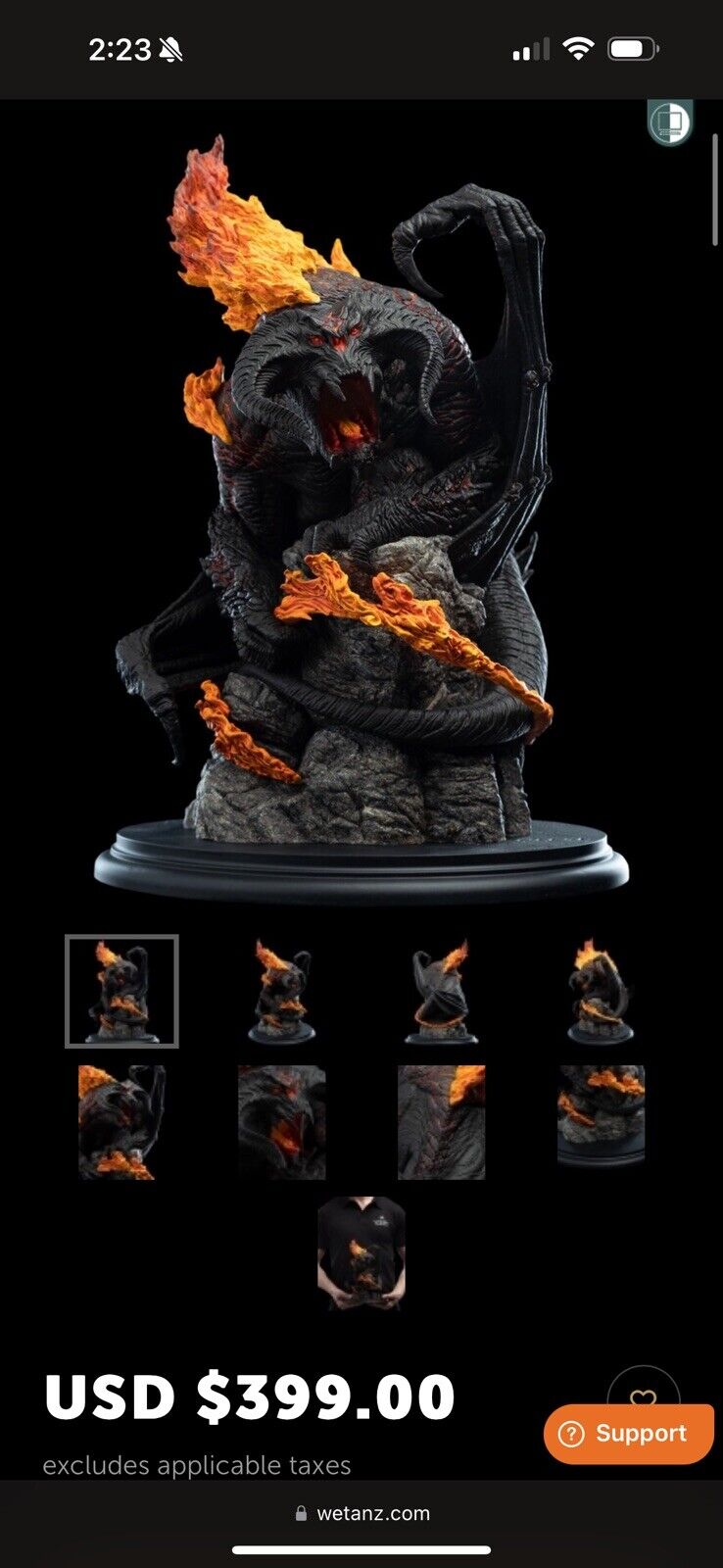 The Balrog | Lord of the Rings 20th Anniversary Statue by Weta Workshop