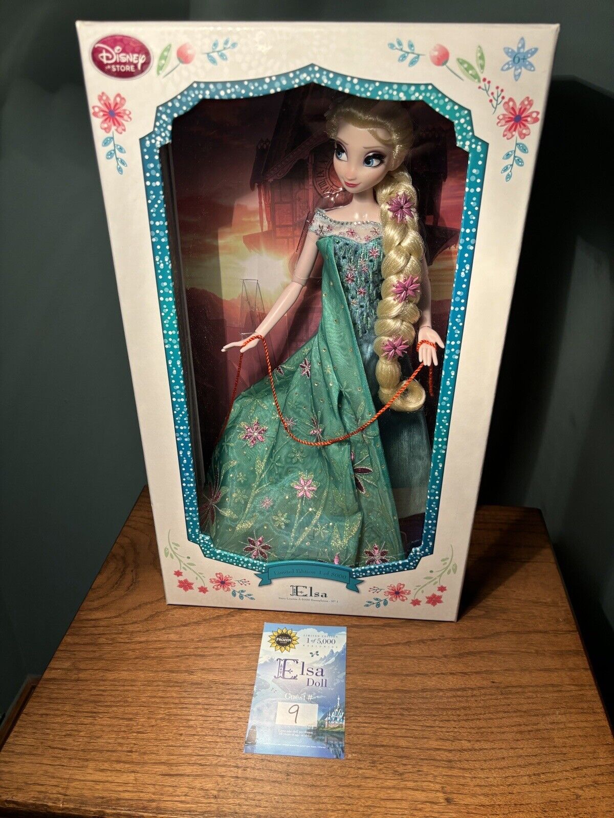 Disney Store Elsa From Frozen Fever Ltd Ed 5000