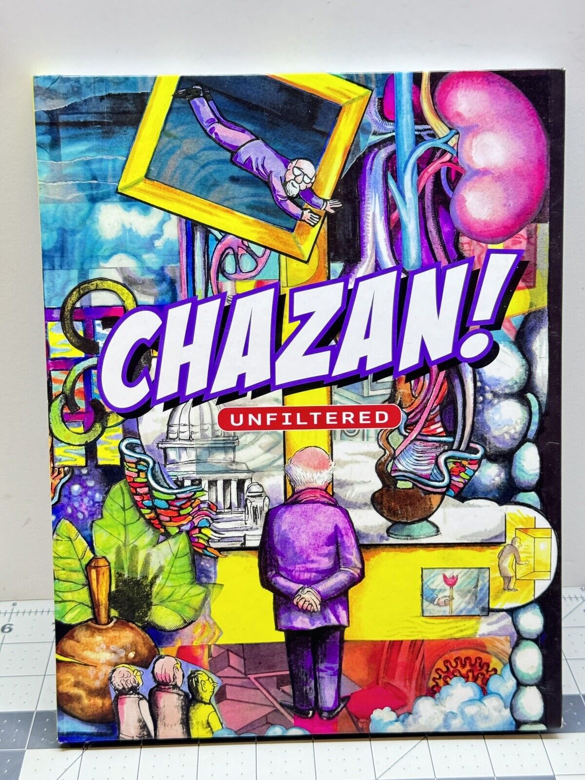 Chazan Unfiltered Graphic Novel Signed By Pique, Schwartz & Chazan | Very Rare