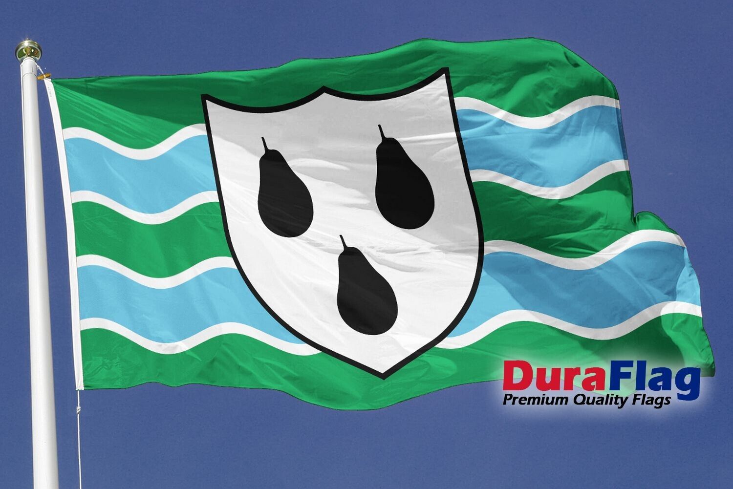Worcestershire (New) Duraflag Premium Quality (20x12inch) Flag