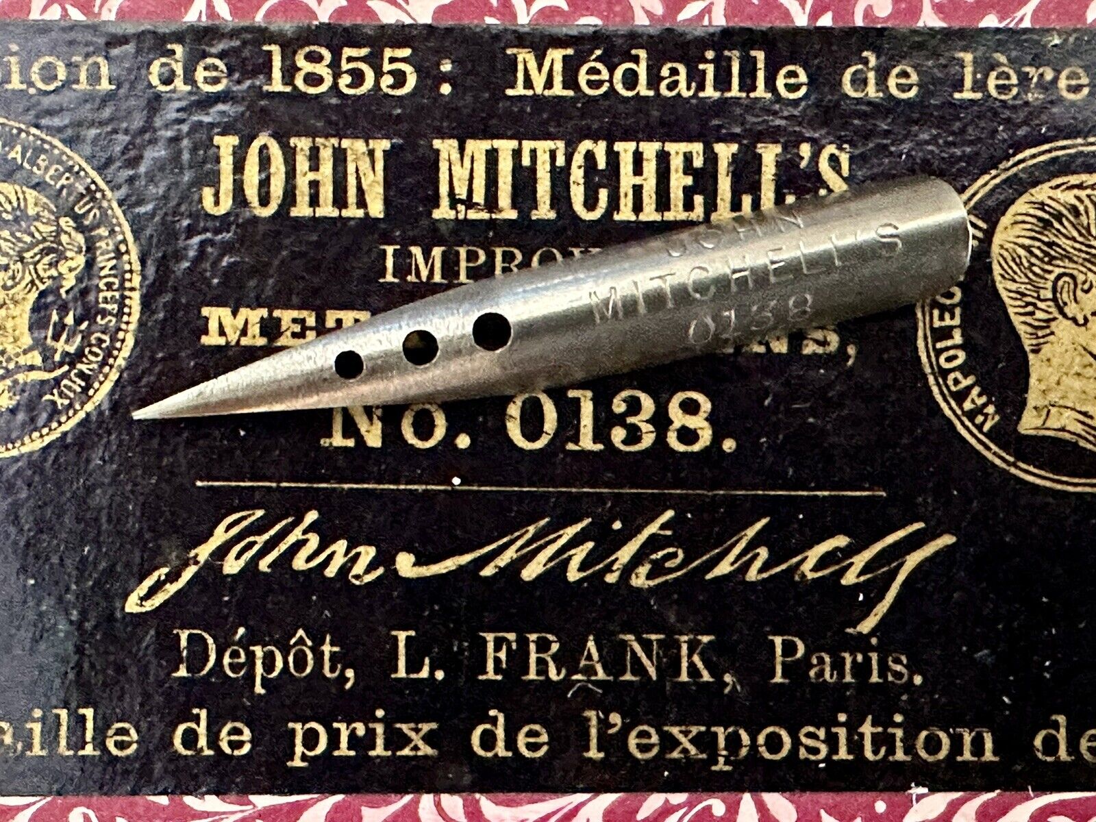 Vintage John Mitchell’s 0138 Extra Flexy Dip Pen Nib