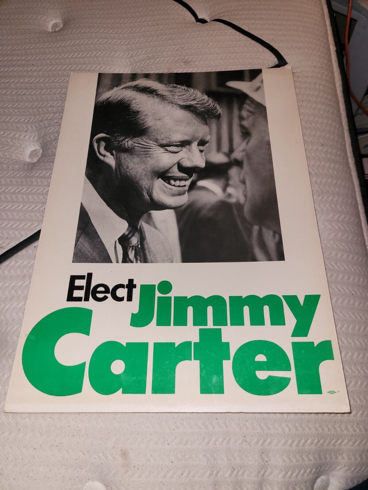  JIMMY CARTER 1970 GOVERNOR\'S CAMPAIGN WAX POSTERS, ORIGINAL-RARE
