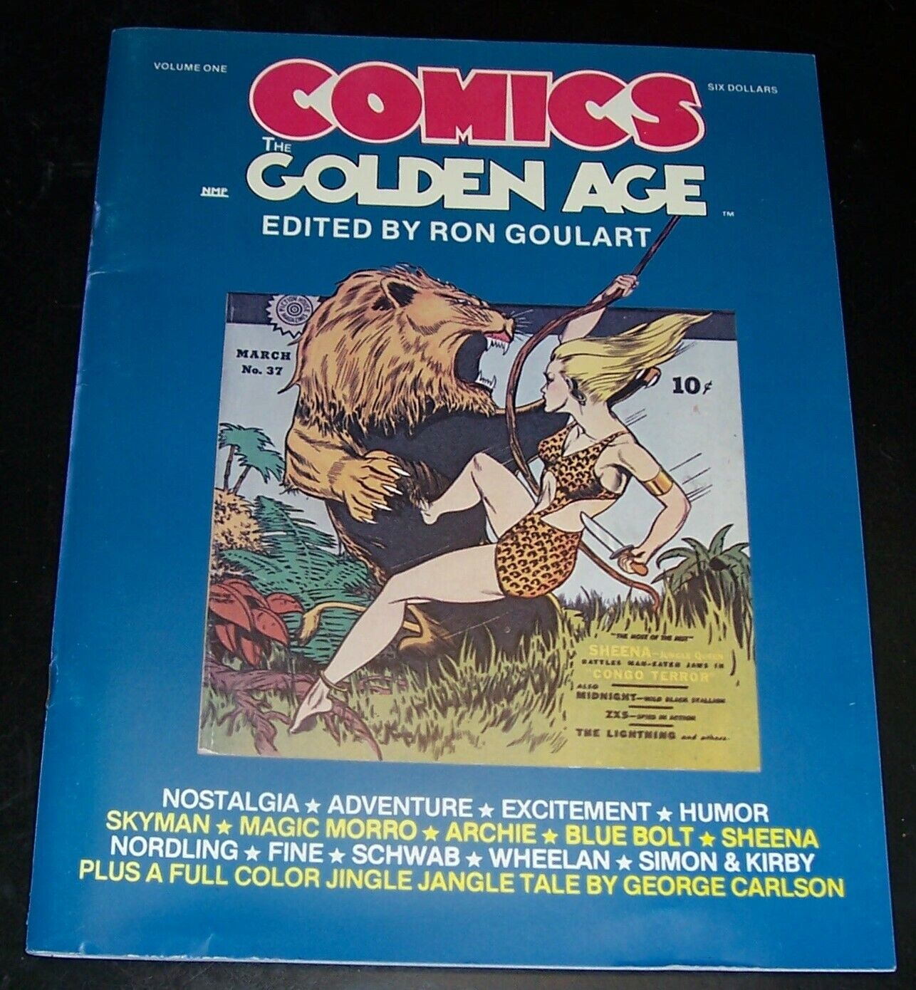 COMICS, the Golden Age, Ron Goulart, V1 #1, Sheena, Skyman, Magic Morro, VF+ 8.5