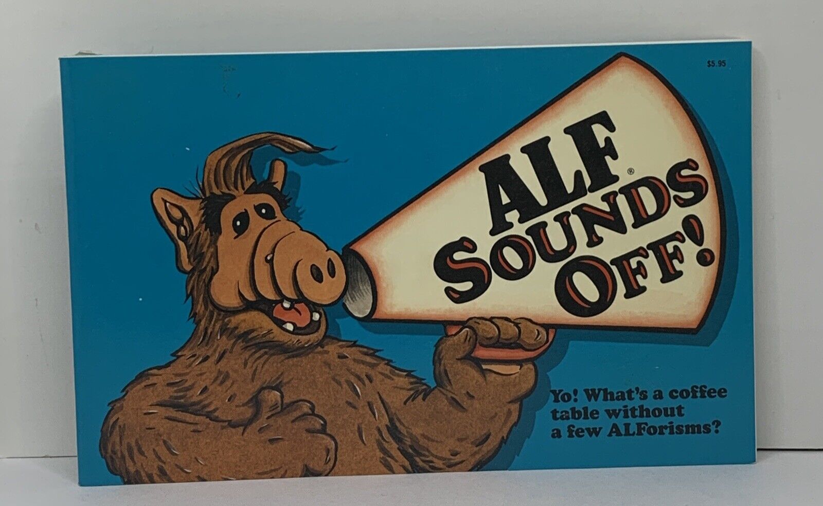 Rare Vintage 1987 ALF Collectible Sounds Off Paper Back Book/Comic