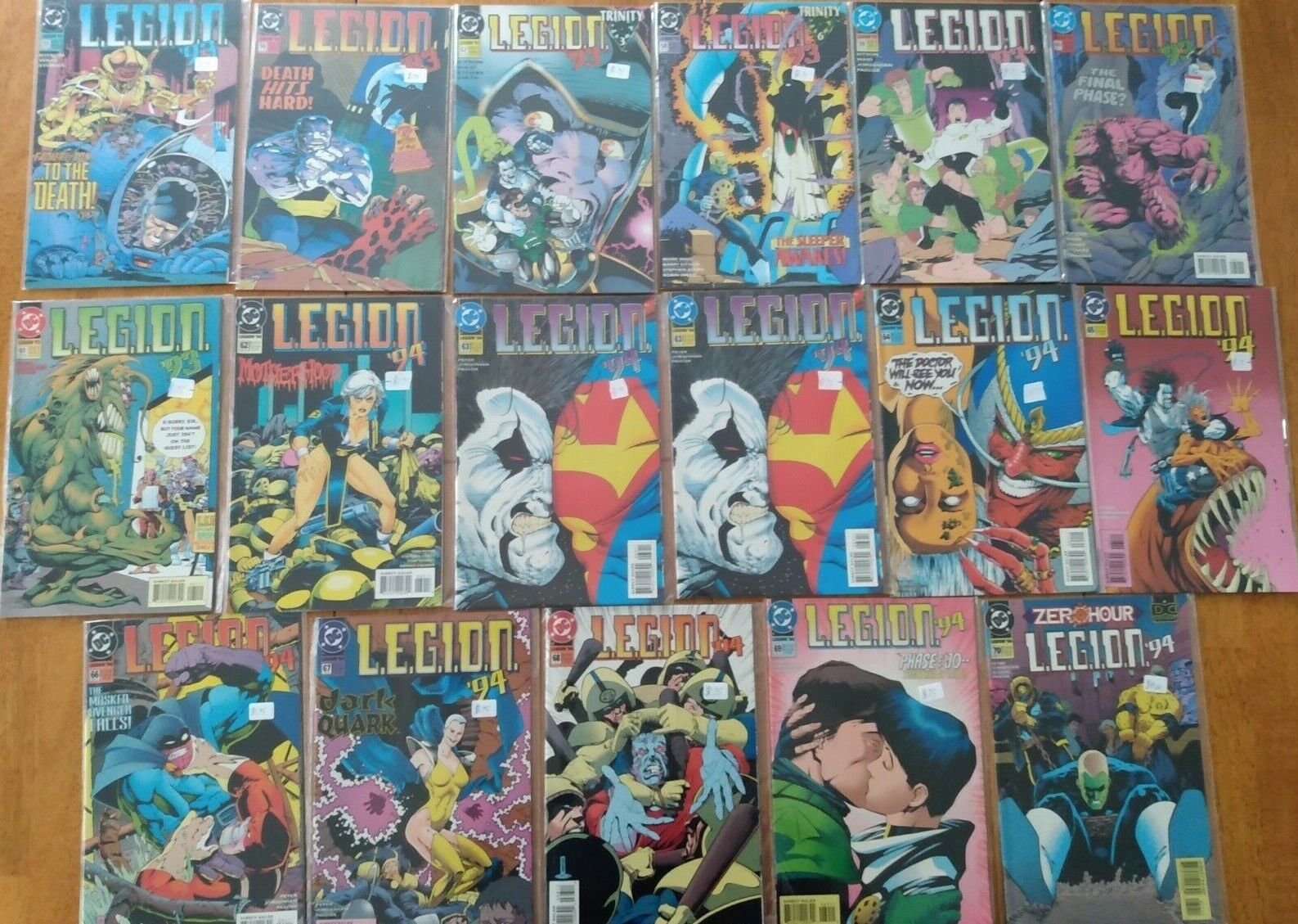 L.E.G.I.O.N. \'93 / \'94 #55-70 DC 1993/94 Comic Books VF+